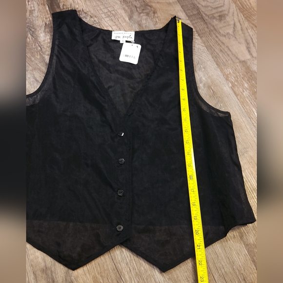 FREE PEOPLE Nigel Preston Mia Slouchy Vest NWT - SMALL - Picture 12 of 12